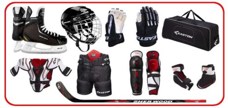 Sports Etc Youth Hockey Starter Package Skate Size 1-5