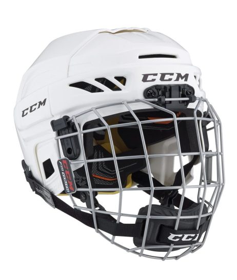 CCM FitLite 3DS Junior Combo Hockey Helmet