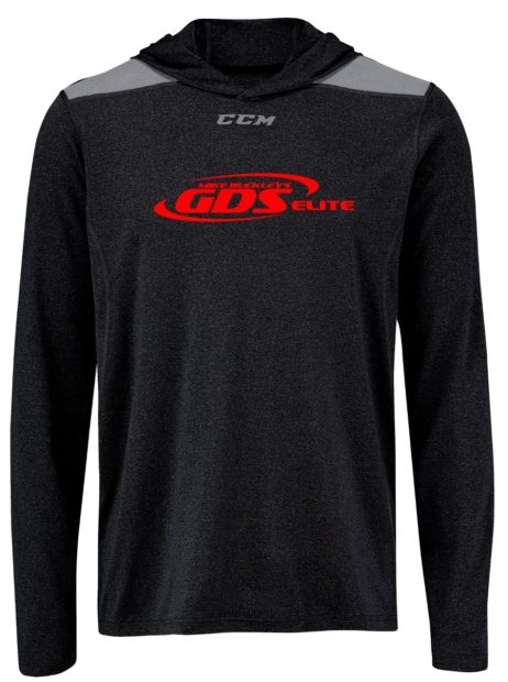 GDS Elite CCM Hooded Performance T-Shirt- Adult & Youth Black