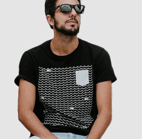 Contrast Printed T-Shirt