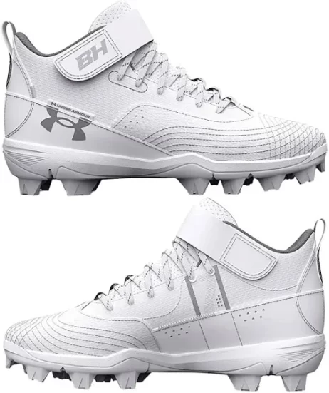 Under Armour Harper 7 Mid Youth Baseball Cleats - Image 2