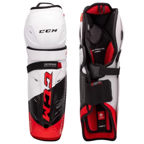 CCM Jetspeed FT4 Pro Junior Hockey Shin Guards