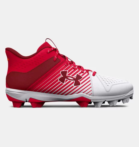 Under Armour Leadoff Mid Youth Baseball Cleats - Image 5