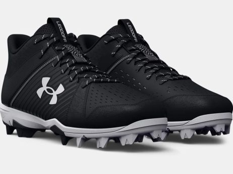 Under Armour Leadoff Mid Youth Baseball Cleats - Image 3