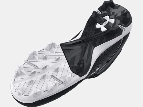 Under Armour Leadoff Mid Youth Baseball Cleats - Image 2