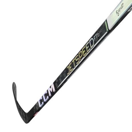 CCM JetSpeed FT6 Pro Limited Edition Chrome Junior Hockey Stick - Image 3