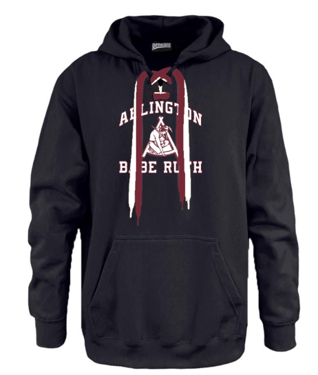 Arlington Babe Ruth Hockey Lace Hoodie