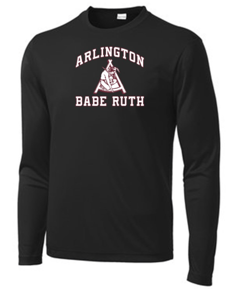 Arlington Babe Ruth Long Sleeve Performance T-Shirt