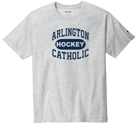 Arlington Catholic Hockey Throwback Champion SS Cotton Tee