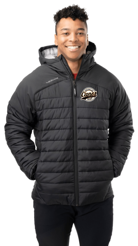 New England Canes Bauer Team Hooded Puffer Youth & Adult